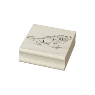 Iguana Rubber Stamp