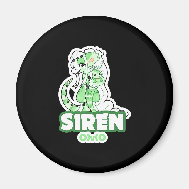 Iguana siren magnet (Front)