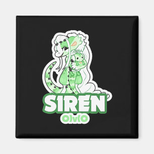 Iguana siren magnet
