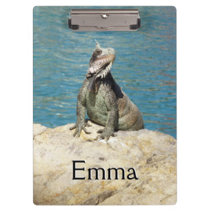 Iguana Tropical Wildlife Photography Clipboard