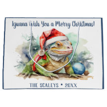Iguana Wish You a Merry Christmas