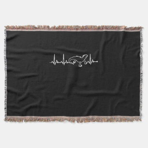 iguana's heartbeat throw blanket