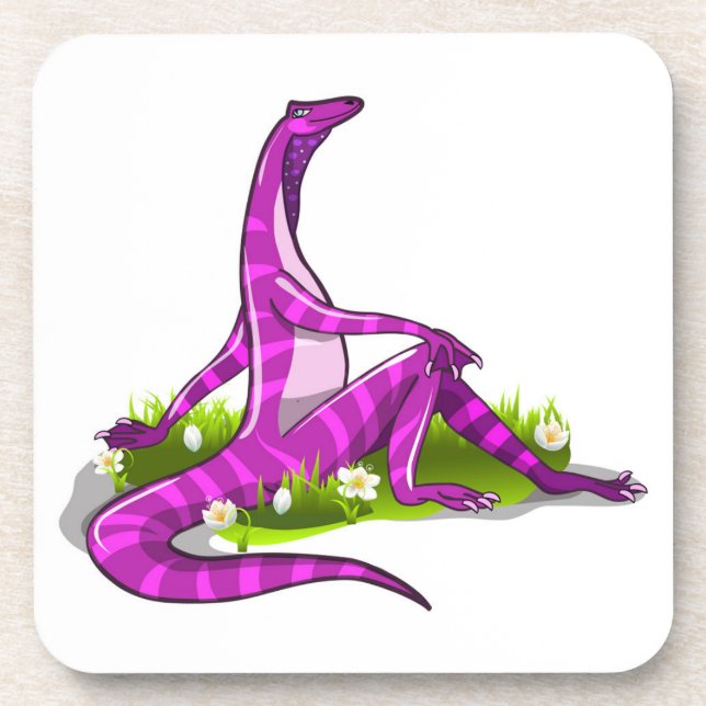 Iguanodon Showing Off Her Natural Beauty. Coaster (Front)