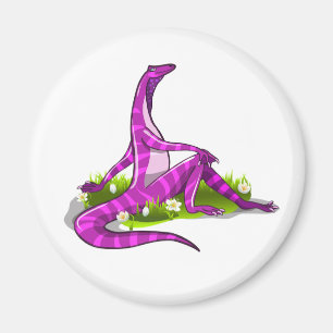 Iguanodon Showing Off Her Natural Beauty. Magnet