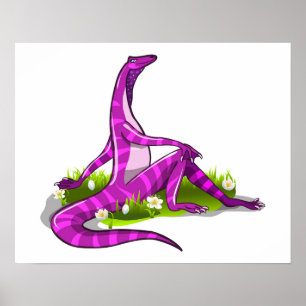 Iguanodon Showing Off Her Natural Beauty. Poster