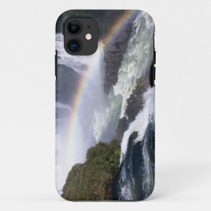 Iguassu Falls, Parana State, Brazil. Aerial view iPhone 11 Case