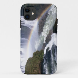 Iguassu Falls, Parana State, Brazil. Aerial view iPhone 11 Case