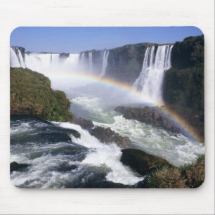 Iguassu Falls, Parana State, Brazil. Aerial view Mouse Pad