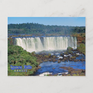Iguasu falls, Brazil Postcard
