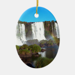 Iguazu Falls 2 Ceramic Tree Decoration