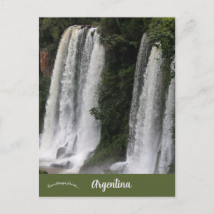 Iguazu Falls Argentina Postcard