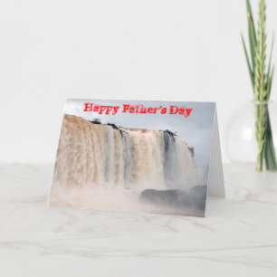 Iguazu Falls Brazil / Argentina Holiday Card