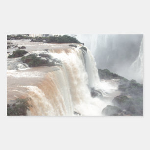 iguazu falls Brazill Rectangular Sticker