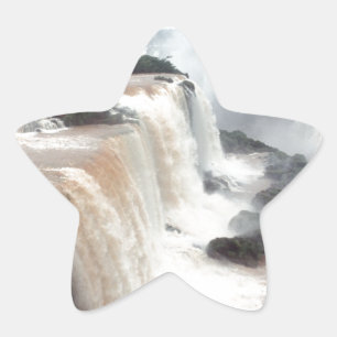 iguazu falls Brazill Star Sticker