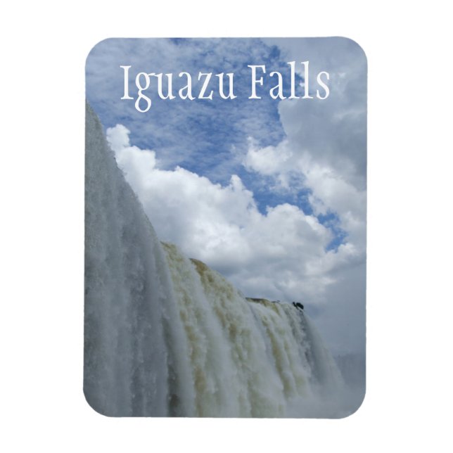 Iguazu Falls, Iguazu River, Argentina, Brazil Magnet (Vertical)