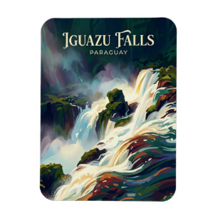 Iguazu Falls (on the Paraguay-Argentina border) Magnet