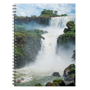 Iguazu Falls Surround By Jungle Notebook