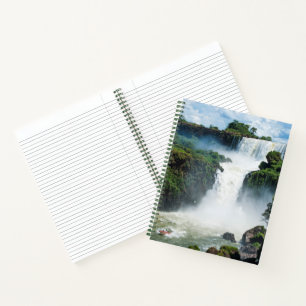 Iguazu Falls Surround By Jungle Notebook