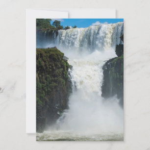 Iguazu Falls, Vertical Thank You Card