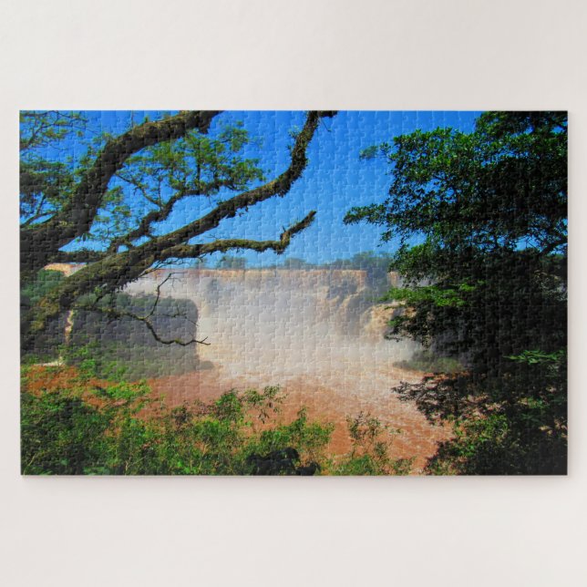 iguazu falls waters jigsaw puzzle (Horizontal)