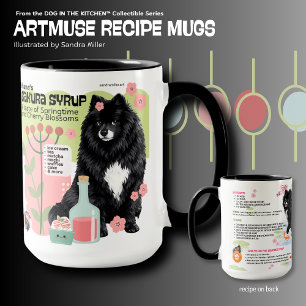 IHANA'S SAKURA SYRUP Chow Art Muse Recipe  Mug