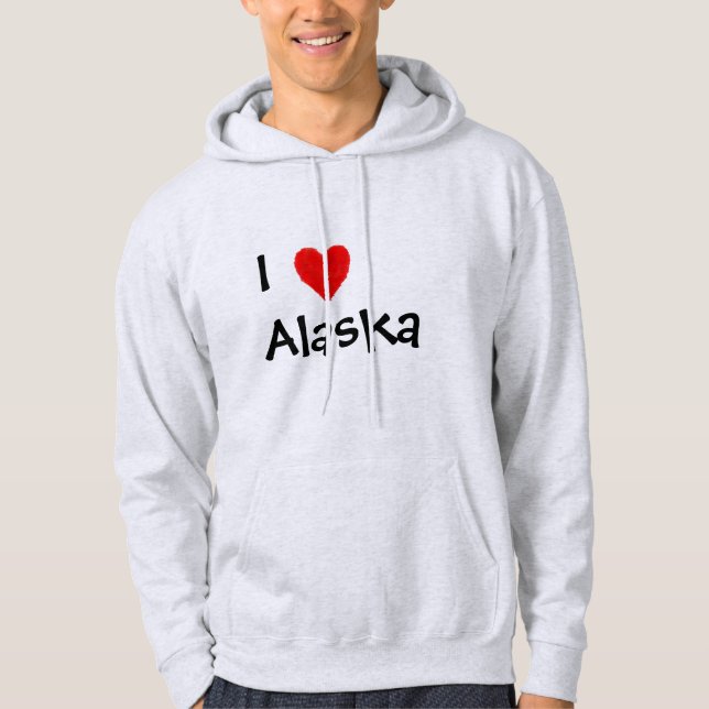 Iheart Alaska Hoodie (Front)
