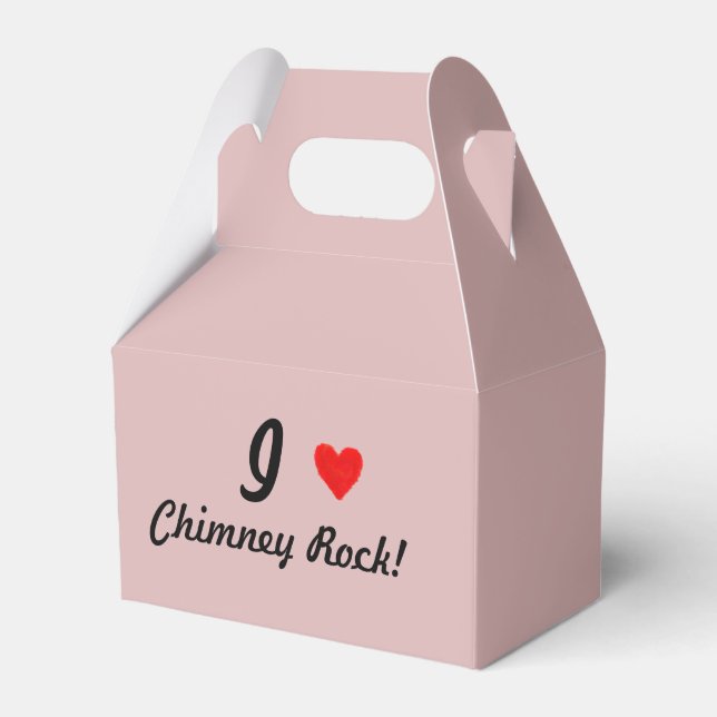 IHEART Chimney Rock Favour Box (Front Side)