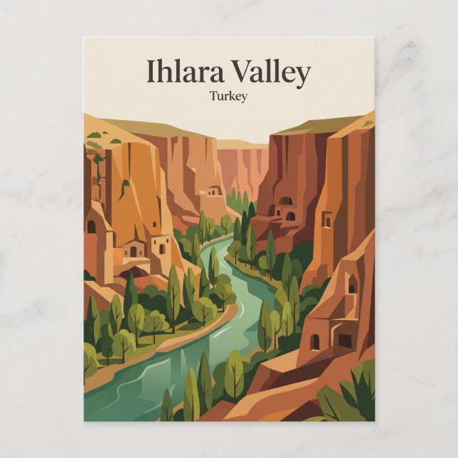 Ihlara Valley Turkey Postcard (Front)