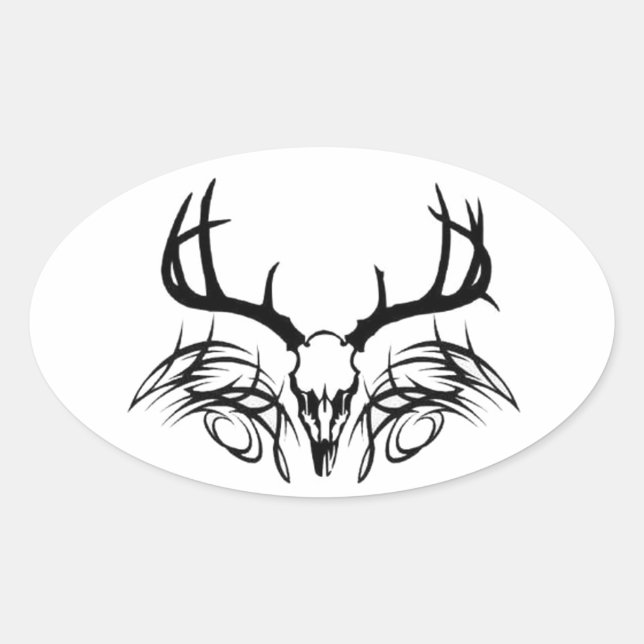 iHUNT Oval Sticker (Front)