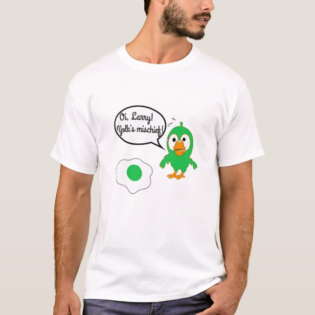 Ii Larry ? Funny Chicken Egg Lovers T-Shirt (Front)