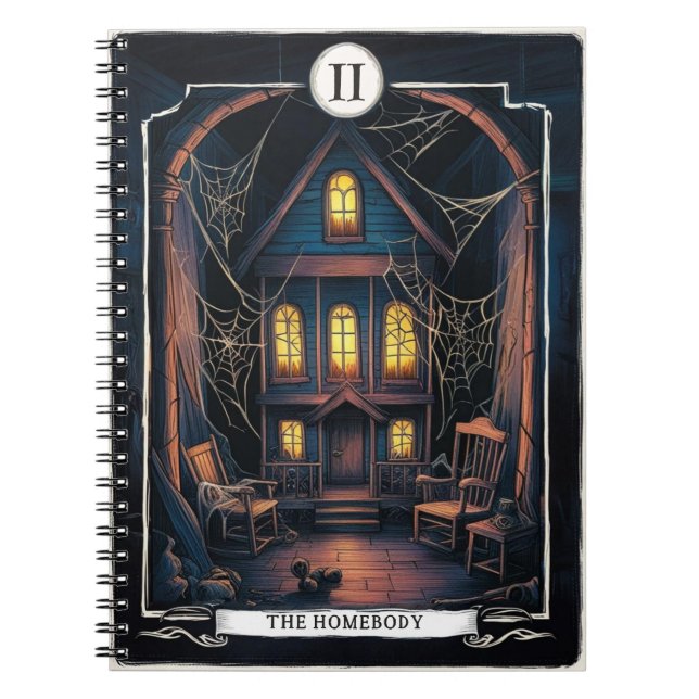 II The Homebody – No One Leaves (Seriously), Tarot Notebook (Front)