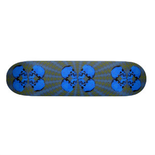 III Butterfly Skulls Skateboard