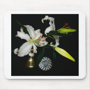 Iirsh Design -Brass and Flower Collection Mouse Pad