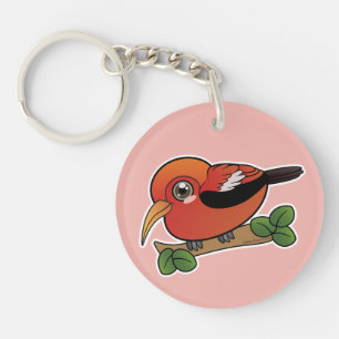 Iiwi Hawaii Forest Bird Key Ring