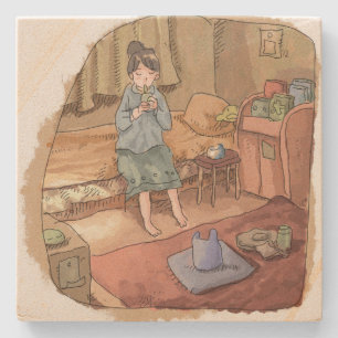 Iji Sakuni Stone Coaster