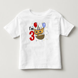 Ik ben 3 verjaardag toddler T-Shirt