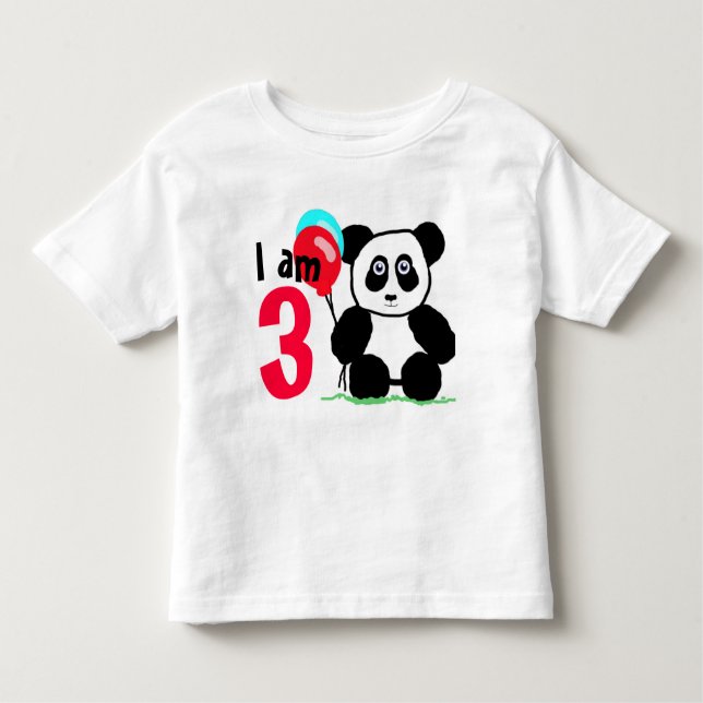 Ik ben 3 verjaardag toddler T-Shirt (Front)