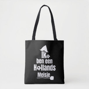Ik Ben Een Hollands Meisje - Women's Football Fan Tote Bag