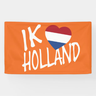 Ik Heartflag Holland wt on or bnrcnt Banner