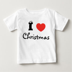 Ik houd van kerst baby T-Shirt