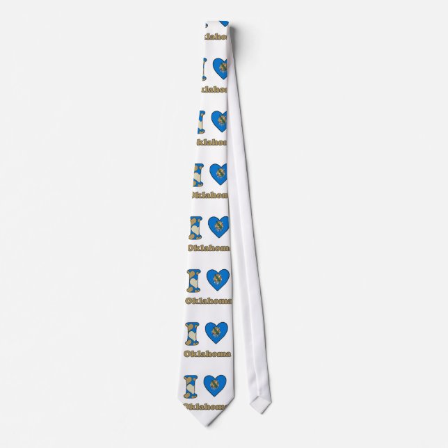 Ik houd van Oklahoma Tie (Front)