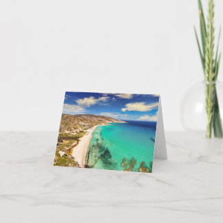 Ikaria island, Greece Thank You Card