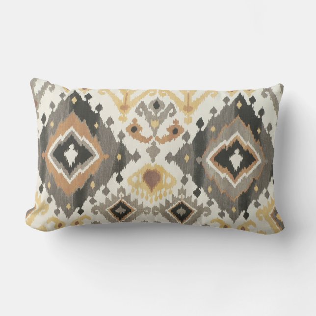 Ikat Accent Lumbar Pillow (Front)