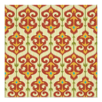 Ikat damask pattern