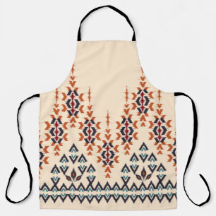 Ikat ethnic abstract beautiful art. Ikat seamless Apron