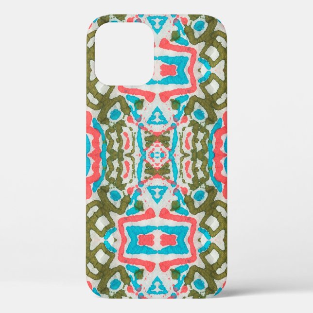 Ikat Ethnic Abstract Pattern. Shaman Pattern. Peni Case-Mate iPhone Case (Back)