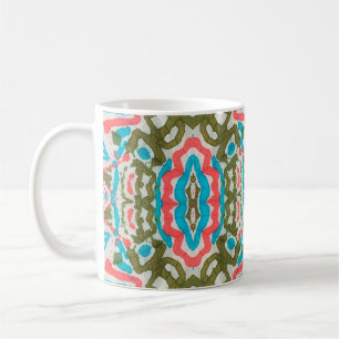 Ikat Ethnic Abstract Pattern. Shaman Pattern. Peni Coffee Mug