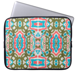 Ikat Ethnic Abstract Pattern. Shaman Pattern. Peni Laptop Sleeve
