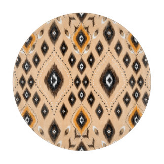 Ikat Ethnic Geometric Folklore Pattern Cutting Board