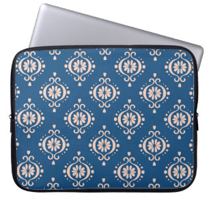 Ikat Geometric Folklore Damask Ornament Laptop Sleeve